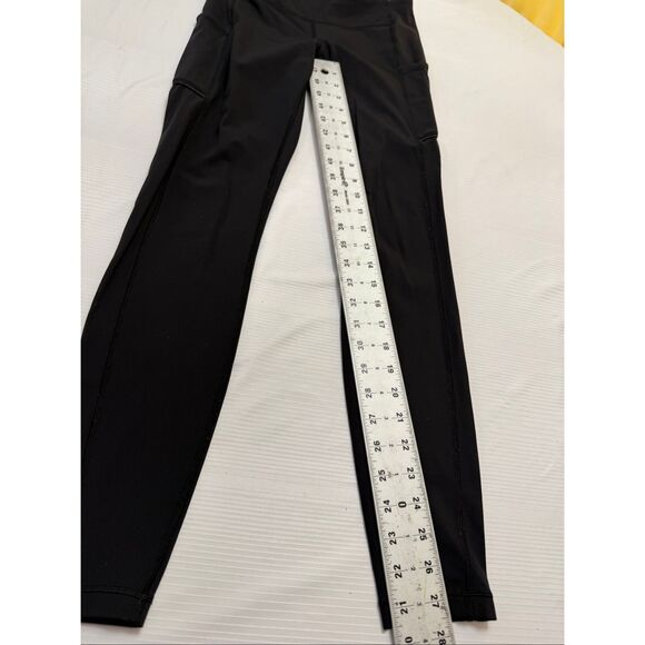 Lululemon Speed Up Tight 28" Full On Luxtreme Black Leggings Size 6 - Picture 4 of 10